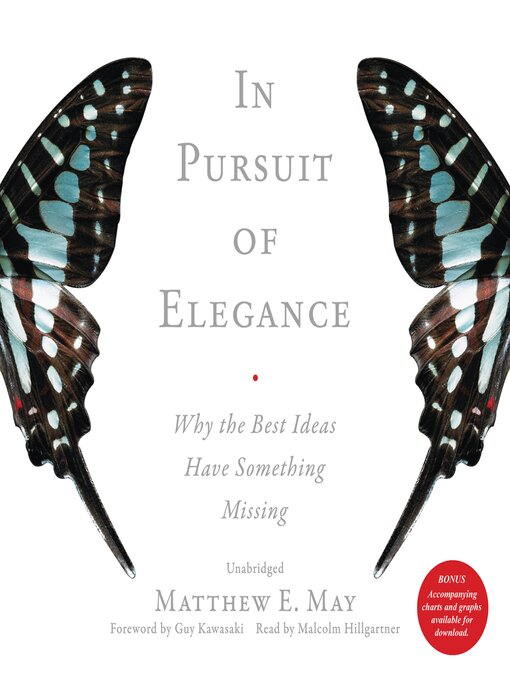 Title details for In Pursuit of Elegance by Matthew E. May - Available